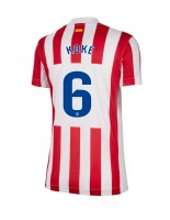 Ženske Nogometnih dresov Atletico Madrid Koke #6 Domači 2025-26 Kratki rokavi